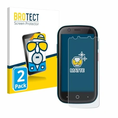 Abbildung von BROTECT Entspiegelungs Schutzfolie für Unihertz Jelly 2 (2 Stück) Matte Displayschutz Folie, Anti Reflex, Fingerprint
