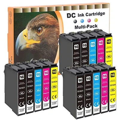 Abbildung von D&amp;C 15x Druckerpatronen Kompatibel für Epson 16 16XL Workforce WF 2760DWF 2760 2540 2660 2750 2650 2510 2520 2530 2010 2660DWF 2700 2010W 2500WF 2520NF