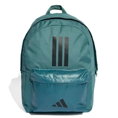 Abbildung von adidas Unisex CLASSIC THREE STRIPES BACKPACK BACK TO SCHOOL, preloved teal/black, One size