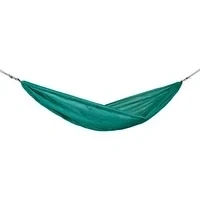 Abbildung von AMAZONAS Ultra Light Hängemattenset Travel Set Jungle große Leichthängematte inkl. Seil und Haken 450 g 275 x 140 cm Packmaß 21,5 7,5 bis 120 kg