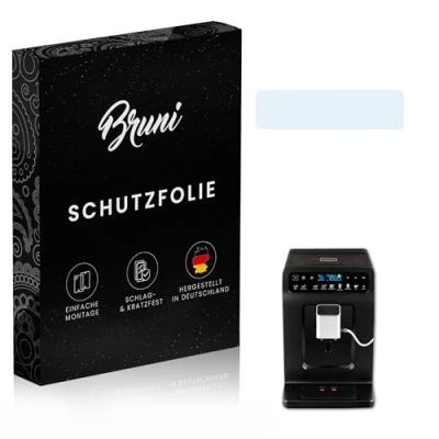 Abbildung von Bruni Schutzfolie kompatibel mit Krups Evidence Plus EA8948 Folie, glasklare Displayschutzfolie (2X)