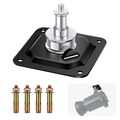 Abbildung von NEEWER Deckenhalterung, Wand und Deckenhalterungsadapter mit 5/8&quot; Bolzen 1/4&quot; Schraube für Ringleuchte, Studio Monolicht, LED Videoleuchte, Projektor &amp; Mikrofon, max. Belastung: 44lb/20kg
