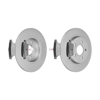 Abbildung von F.BECKER_LINE BREMSSCHEIBEN Ø280MM + BREMSBELÄGE HINTEN FÜR FORD MONDEO III