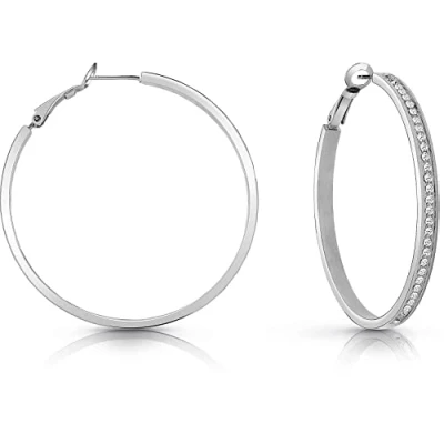 Abbildung von Guess JUBE Ohrringe, Damen, Größe: One Size, Silber