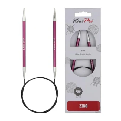 Abbildung von KnitPro International Rundstricknadel ZING 6,00 mm purpur 40 cm