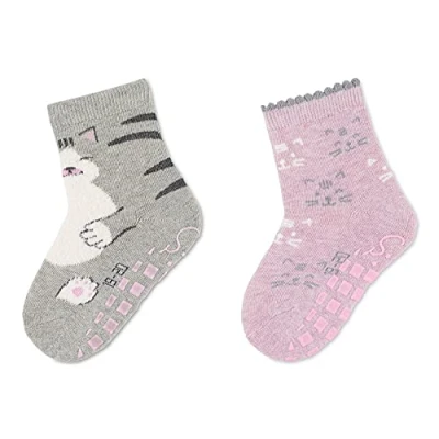 Abbildung von Sterntaler 2 PACK Socken für Kinder, Größe: 21/22, Hellgrau melange