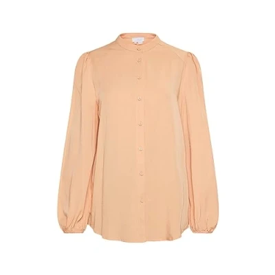 Abbildung von bridgeport Damen Bluse 19626402 BR02, PFIRSICHORANGE, S