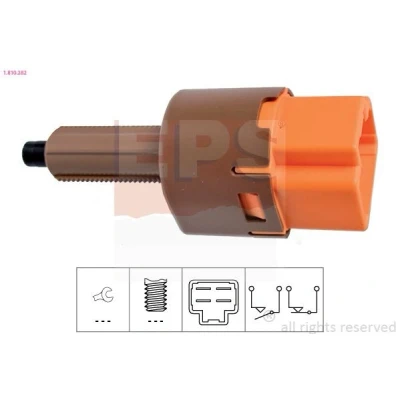 Abbildung von FACET 7.1282 Bremslichtschalter mechanisch Made in Italy OE Equivalent NISSAN: Qashqai / Qashqai+2 I, NV200 Evalia Bus, Kasten Kombi