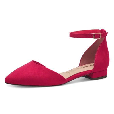 Abbildung von Tamaris Riemchenballerina, Blockabsatz, Sandalette, Abendschuh mit verstellbarem Riemchen