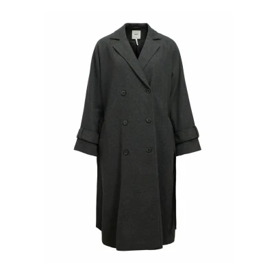 Abbildung von Object Objkeily COAT Klassischer Mantel, Damen, Größe: 36, Dark grey melange