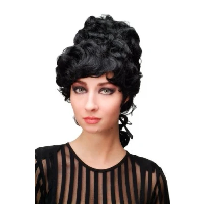 Abbildung von WIG ME UP L.COLONIAL.Lady 1 Damenperücke Qualitätsperücke Perücke Barock Kolonial Turmfrisur Beehive Schwarz