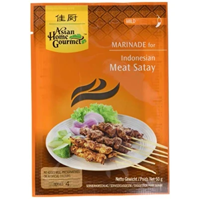 Abbildung von AHG Indonesische Saté Marinade 50g, 12er Pack (12 x 50 g)