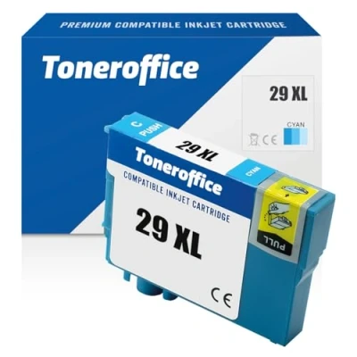 Abbildung von 29 Druckerpatrone XL kompatibel mit Epson T2992 Druckerpatronen Cyan (ca. 625 Seiten)