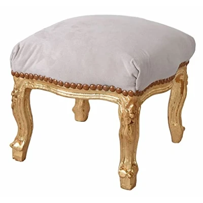 Abbildung von Fußschemel Barock Hocker Fusshocker Fussbank Antik Fussbänkchen Bank cat689a18 Palazzo Exklusiv