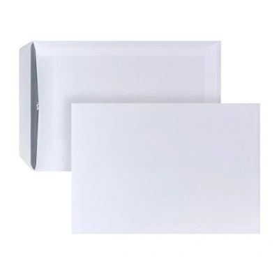 Abbildung von POSTHORN Versandtasche C5 (500 Stück), haftklebende Versandtaschen ohne Fenster, weiße mit grauem Innendruck für Sichtschutz, 229 x 162 mm, 90g/m²