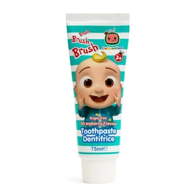 Abbildung von CoComelon Zahnpasta für Kinder, Erdbeergeschmack, 74 ml, zuckerfrei