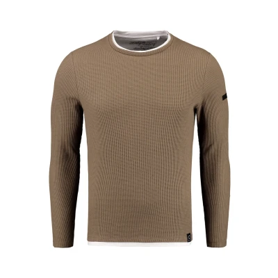Abbildung von Key Largo MSW Stefano Strickpullover, Herren, Größe: Small, Brown