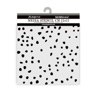 Abbildung von Stamperia Timeless Thick Stencil 12x12cm Petals Texture (KSTDS49)