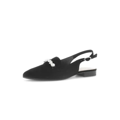 Abbildung von Gabor Slingballerina, Damen, Größe: 41, Schwarz kristall Schuhe