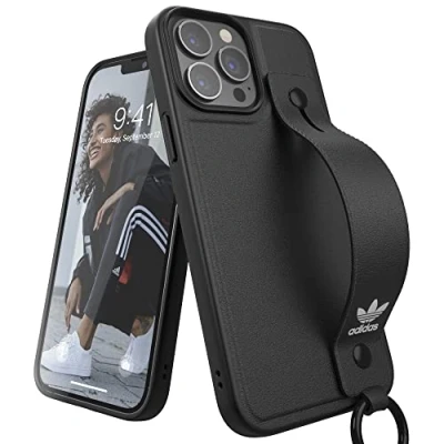 Abbildung von adidas Originals Handyhülle Entwickelt für iPhone 13 Pro Max Hülle, Fälle Fallgetestet, Stoßfest Erhöhte Kanten, Schutzhülle mit Griff, Schwarz