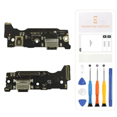 Abbildung von SRJTEK Dock Connector USB Ersatz für Xiaomi Redmi Note 10 Pro 2021 Ladeanschluss Kopfhöreranschluss M2101K6G Mikrofon/Audio Buchse/Antennenreparatur Sets