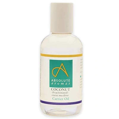 Abbildung von Absolute Aromas Kokosöl fraktioniert 150ml 100% natturein, natürlich, tierversuchsfrei, vegan, gentechnikfrei Für Haare, Haut, Massage und aromatherapische Öle geeignet
