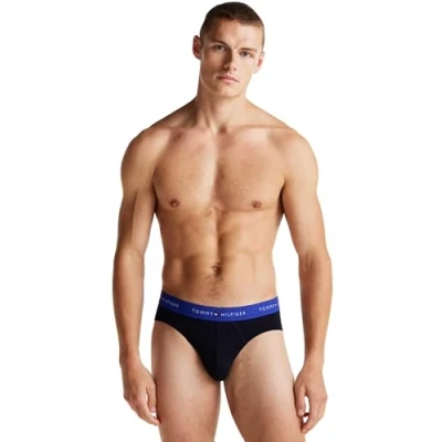 Abbildung von Tommy Hilfiger Brief 3 PACK Slip, Herren, Größe: Medium, Bright blue