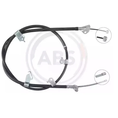 Abbildung von A.B.S. K17632 Handbremsseil 1841 Scheibenbremse TOYOTA: RAV4 III SUV