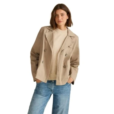 Abbildung von Cecil Kurze Blazer, Damen, Größe: XXL, Beige