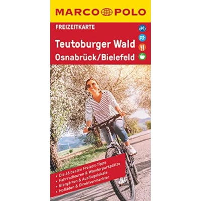Abbildung von MARCO POLO Freizeitkarte 13 Teutoburger Wald, Osnabrück, Bielefeld 1:110.000: 1:110 000, Osnabrück/Bielefeld