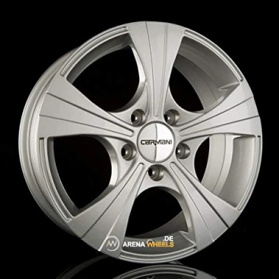 Abbildung von CARMANI 11 Rush kristall silber 6,5x16 ET49 5.00x112 Hub Bore 66.60 mm Alu felgen