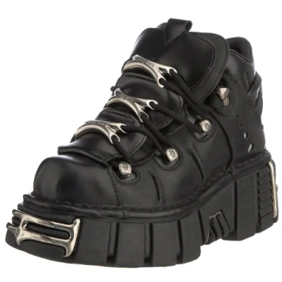 Abbildung von New Rock 106 s1, Damen Stiefeletten, schwarz, EU 37 / 4 UK