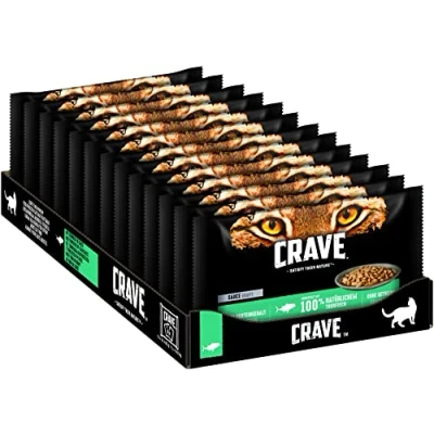 Abbildung von CRAVE Katze Portionsbeutel Multipack Sauce mit Thunfisch 13 x 4x85g