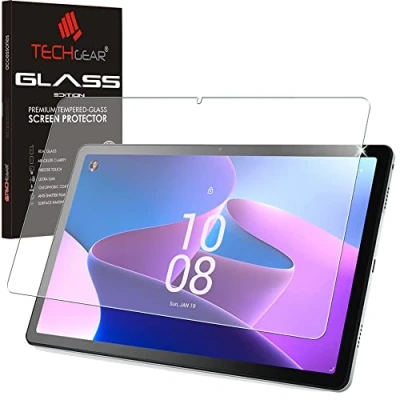 Abbildung von TECHGEAR MATT Glas kompatibel mit Lenovo Tab M10 Plus 3. Generation 2022 10,6 zoll [TB125/TB128] Edition Displayschutzfolie aus echtem gehärtetem