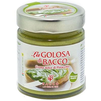 Abbildung von La Golosa di Bacco Crema Dolce Pistacchio Süße Pistaziencreme 200g Pistazie Streichcreme