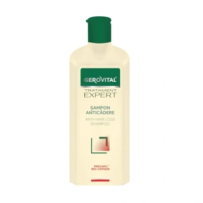 Abbildung von Gerovital Tratament Expert Shampoo gegen Haarausfall, reduziert und beugt Haarausfall vor stimuliert ein gesundes Wachstum, 400 ml