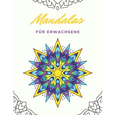 Abbildung von Mandala Malbuch für Erwachsene: 50 Mandalas zum Entspannen und Stress abbauen