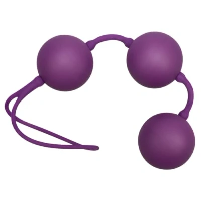Abbildung von Liebeskugeln „Velvet Purple“, 3 Kugeln, 80 g, Ø 3,5 cm
