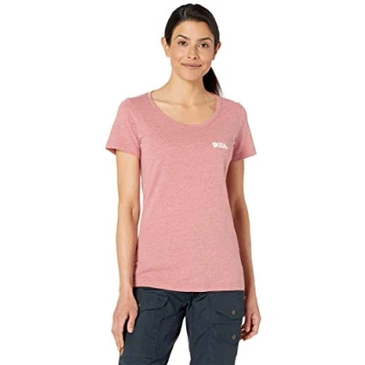 Abbildung von Fjällräven Women&#039;s T Shirt, Raspberry Red Melange, M