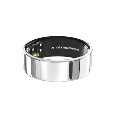 Abbildung von AIR Smart Ring. Space Silver Größe 8