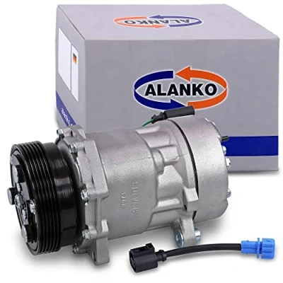 Abbildung von ALANKO 10550015 Kompressor SD7V16 12 PAG 46 R 134a VOLKSWAGEN: Transporter 5 Bus, Multivan (7HM, Golf 4 Schrägheck, SKODA: Octavia 2 Combi