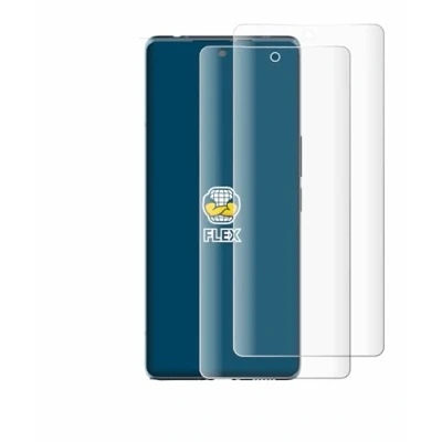 Abbildung von BROTECT 2 Stück Full Cover Schutzfolie für HTC U24 Pro Screen Displayschutz Folie [3D Curved, Anti Fingerprint, Kristall Klar]