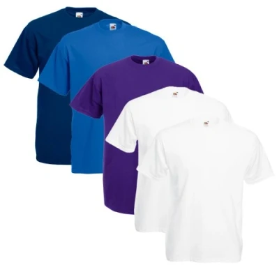 Abbildung von Fruit of the Loom 5er Pack T Shirts, Farbset VII, Größe L