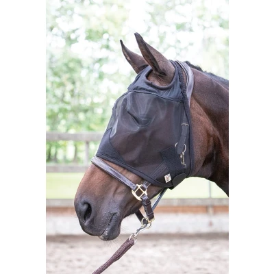 Abbildung von Harry&#039;s Horse fliegemaske Fliegenschutz ohne Ohren XL Schwarz
