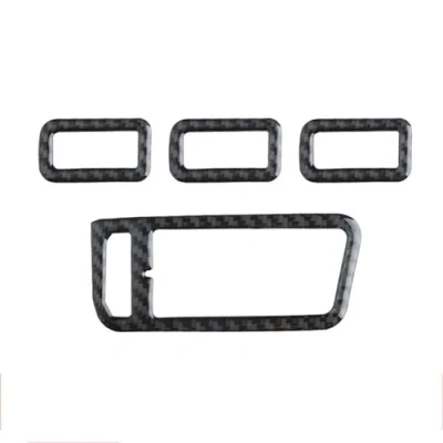 Abbildung von Auto Interior Innen Für VW Golf 7 GTI R GTE GTD MK7 VII 2013 2017 Fenster Lift Taste Abdeckung Trim Aufkleber Zierleisten
