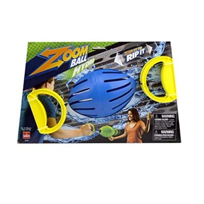 Abbildung von Wahu ZOOM BALL HYDRO Blau Wasserspiel mit Wasserbombe Outdoor &amp; Strandspielzeug Für Kinder ab 6 Jahren Lustiges Geschicklichkeitsspiel Spritze deine Freunde im Freien nass! 2 Spieler