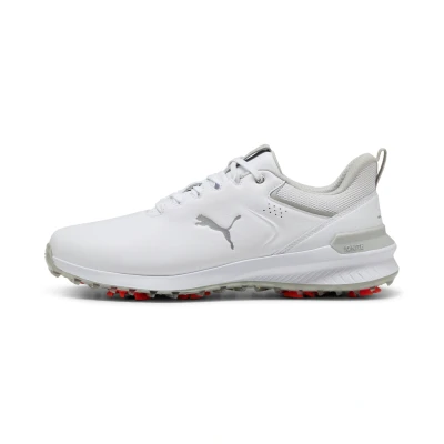 Abbildung von Puma IGNITE Innovate Golfschuhe aus Leder Herren Mit Plain White/Ash Gray Größe: 39