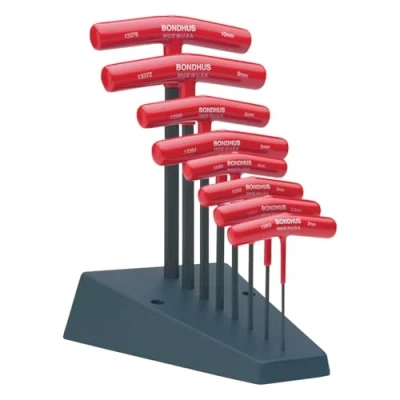 Abbildung von Starrett 13389 T Handle Key Set Metric,Red