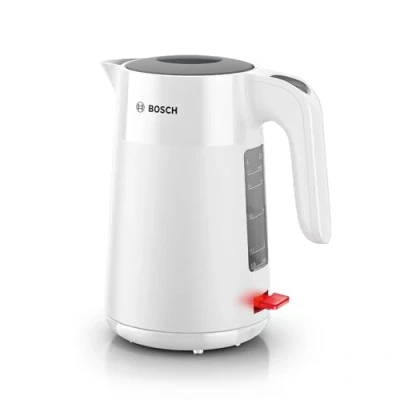 Abbildung von BOSCH Wasserkocher &quot;MyMoment TWK2M161&quot;, 1,7 l, 2400 W, Abschaltautomatik, Tassenanzeige, Weiß matt
