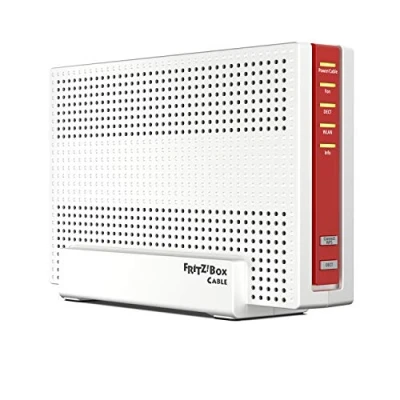 Abbildung von AVM FRITZBox 6591 Cable Wireless Router Kabelmodem 4 Port Switch GigE Wi Fi 5 Dual Band VoIP Telefonadapter (DECT)
